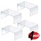 Azar Displays Clear Acrylic Riser Pedestal Display 12 in.W x 6 in.D x 6 in.H, 4PK 515312 - alternate 1